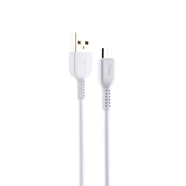 Кабель USB microUSB 3.0м HOCO X20 белый