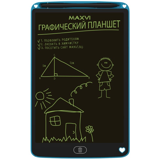 Графический планшет MAXVI MGT-02 blue