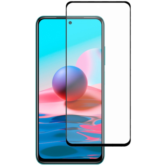 Противоударное стекло 5D ZIBELINO для Xiaomi Redmi Note 10 черное