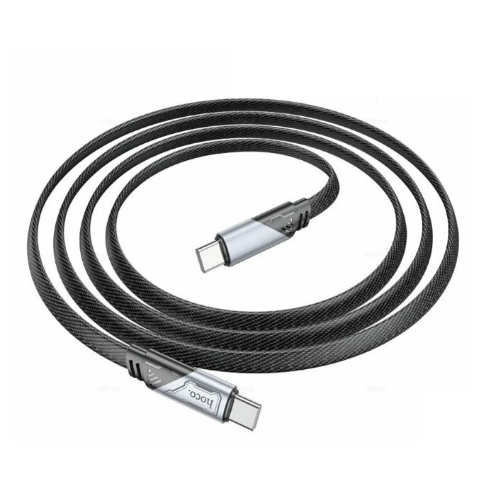 Кабель USB/Type-C <--> Lightning/Type-C  1.2м HOCO U119, черный, PD 60Вт