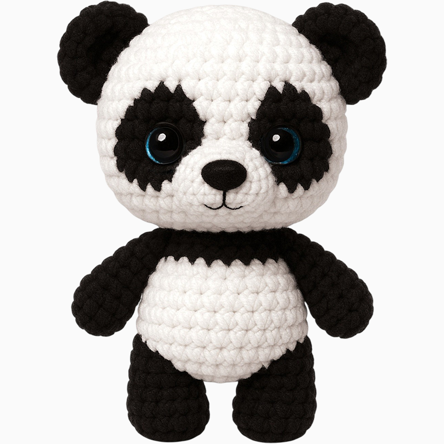 Амигуруми мягкая игрушка своими руками «Пандочка Тим», 18 см 10537919