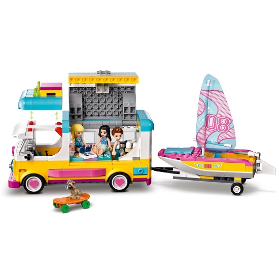 Конструктор LEGO Friends 41681 Лесной дом на колесах и парусная лодка (Уценка)