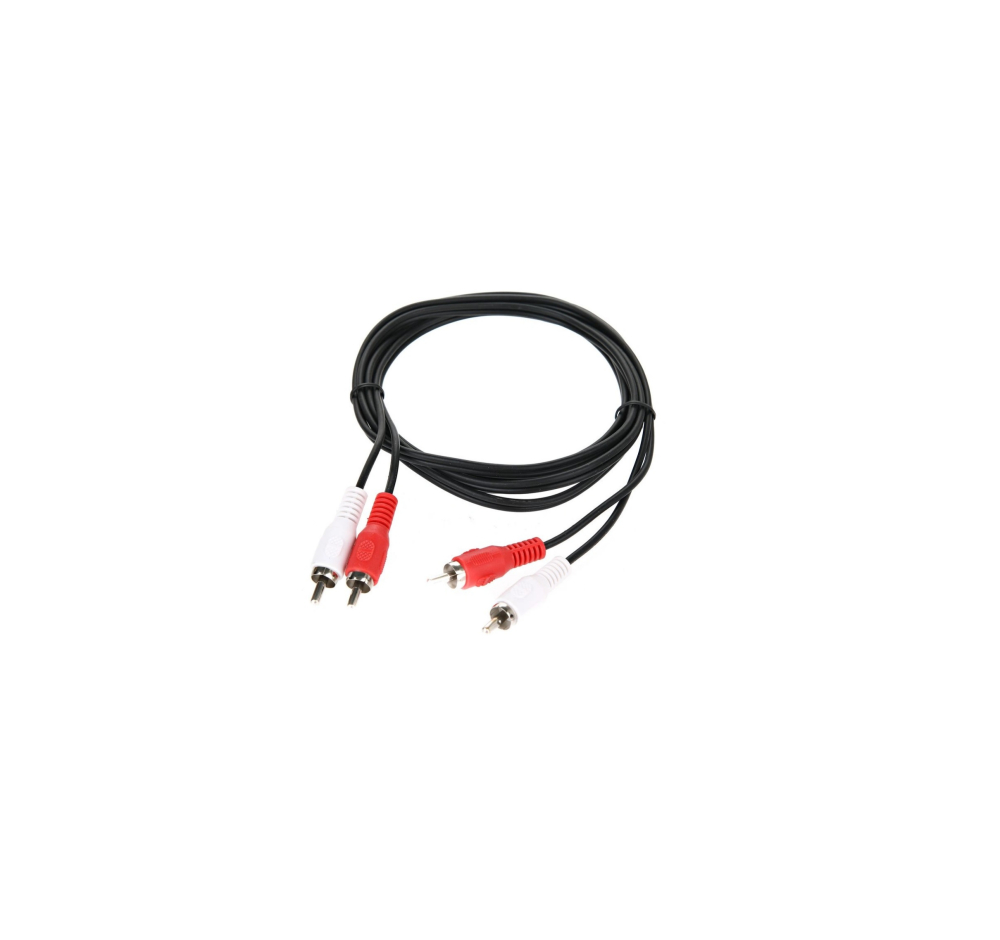 Кабель 2RCA <--> 2RCA  3.0м TELECOM черный