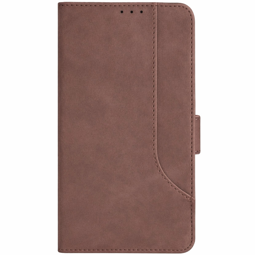 Чехол футляр-книга NICE STYLES для Realme C71/C73/Realme 14X коричневый