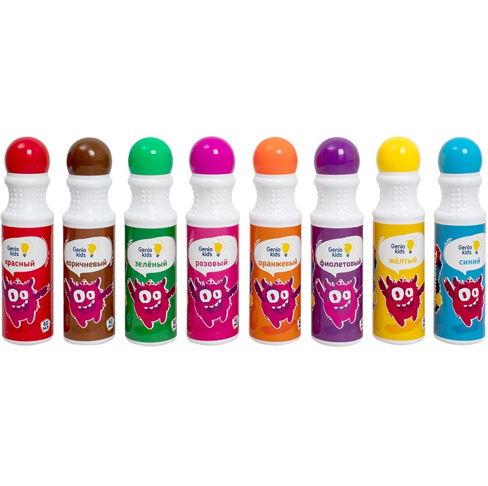 Точечные маркеры 8 шт. GENIO KIDS-ART CH2851-8