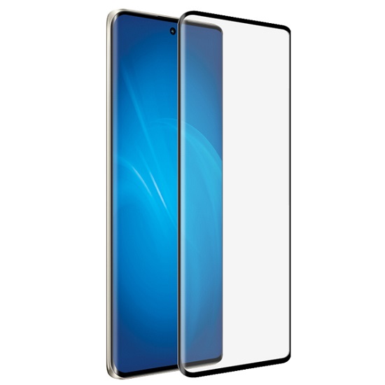 Противоударное стекло DF для Realme 12 (5G)/12X DF rmColor-30 (black)