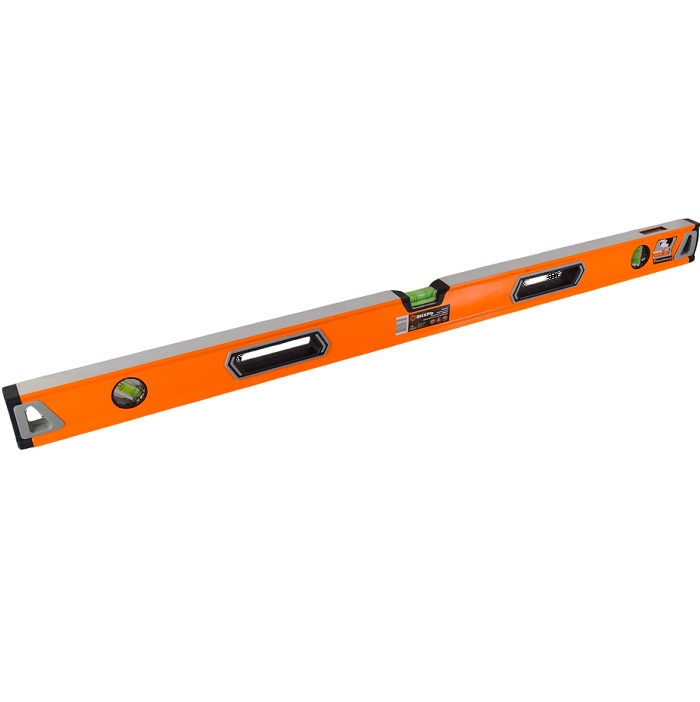 Уровень алюминиевый "Усиленный" 1000 мм, 3 глазка (1 зеркальный), 2 комп.рукоятки ВИХРЬ 73/11/4/12