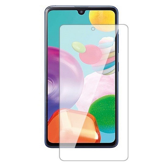 Противоударное стекло DF для Samsung Galaxy A32 (4G) DF sColor-118 (black)