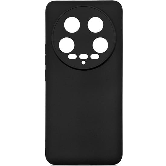 Силиконовый чехол DF для Xiaomi 14 Ultra DF xiCase-111 (black)