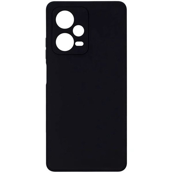 Задняя накладка ZIBELINO Soft Matte для Xiaomi Redmi Note 12 Pro Plus 5G (черный) с микрофиброй