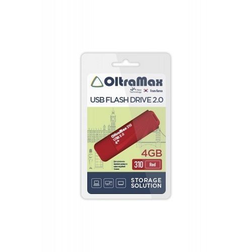 USB  4Gb OltraMax 310 красный