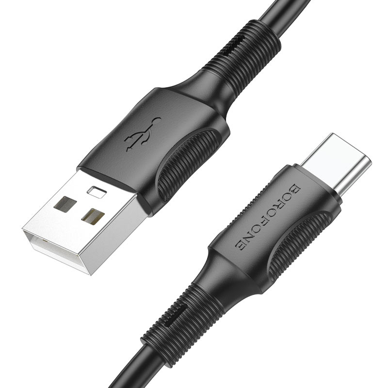 Кабель USB Type-C 1.0м BOROFONE BX80 чёрный
