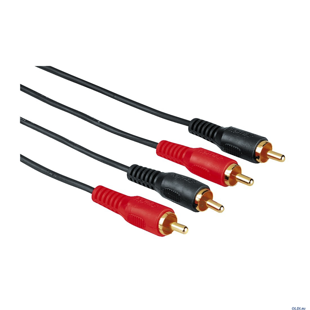Кабель 2RCA <--> 2RCA  1.5.0м TELECOM черный