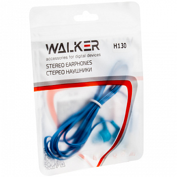 Наушники WALKER H130, голубые