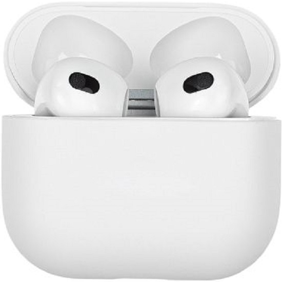 Силиконовый чехол ISA для AirPods 3 White #1