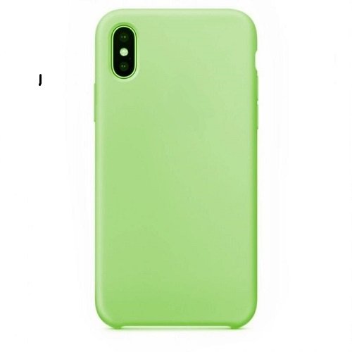 Силиконовый чехол SILICONE CASE для Iphone X/XS №01 фисташковый