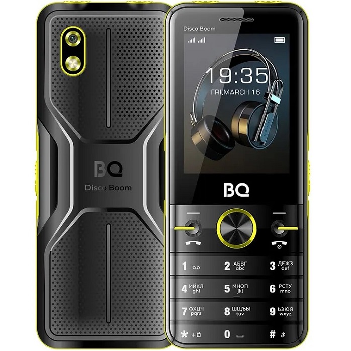 Телефон BQ 2842 черно-желтый