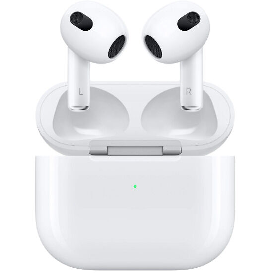 Гарнитура APPLE AirPods 3 (MME73) с беспроводной зарядкой чехла MagSafe (Вскрытая упаковка)