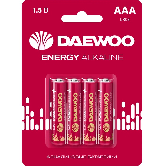 Элемент питания DAEWOO LR03 Energy