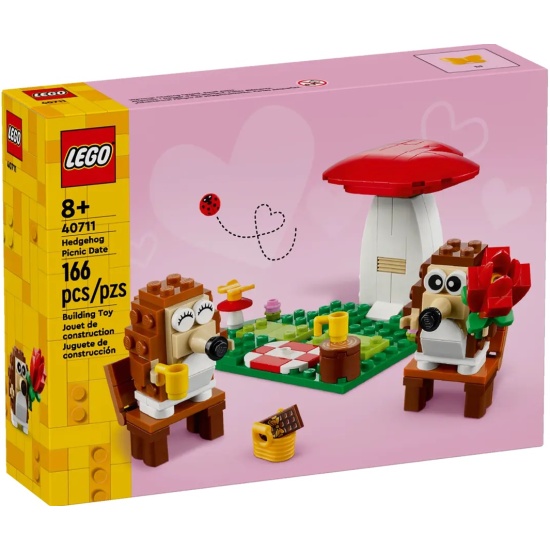 Конструктор LEGO 40711 Сувенирный набор Свидание ёжиков на пикнике