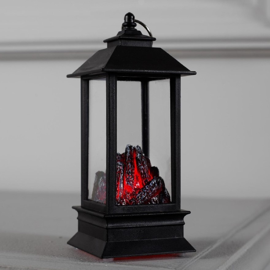 Светодиодная фигура «Камин» свечение красное 4364354