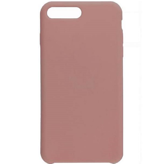 Cиликоновый чехол CTR для iPhone 7 Plus Soft Touch (оранжево-розовый) 27