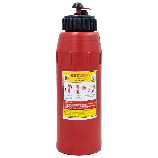 Огнетушитель порошковый 2кг (Ростов) пластик