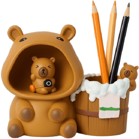 Ночник - подставка для канцелярских принадлежностей "Capycamera" (13.8 см) 2104-57A