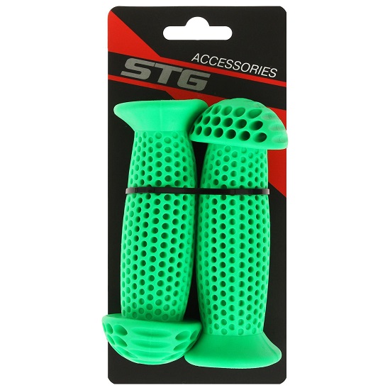 Грипсы 100мм, STG GR112, цвет зеленый   3376828
