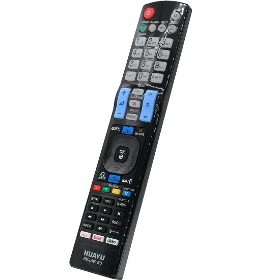 Пульт HUAYU для LG RM-L999 RU корпус AKB73756564  AKB73756504 (AKB73756502) с функциями ivi ОККО Netflix для российского рынка