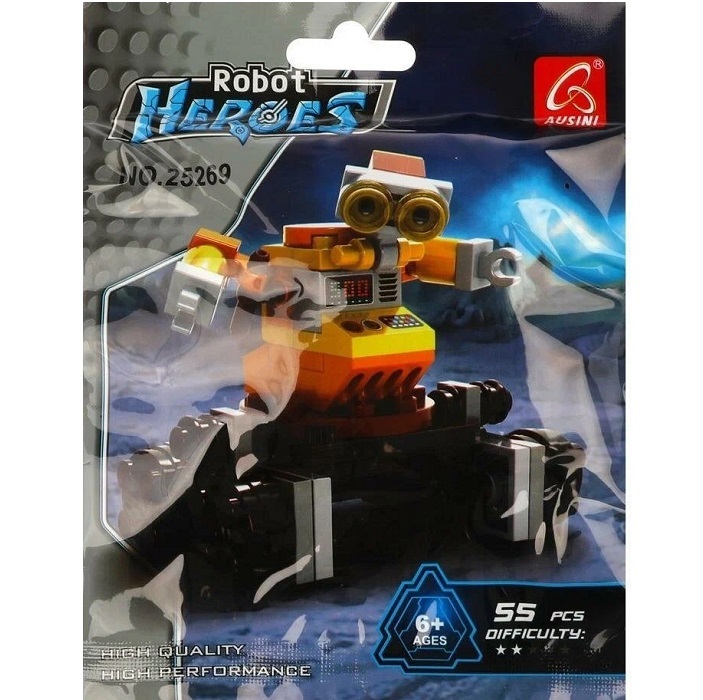 Конструктор AUSINI «Робот Вилл-И», 55 деталей