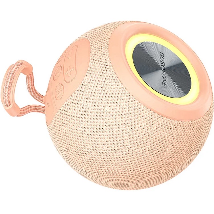 Колонка портативная BOROFONE BR23, Sound ripple, розовый