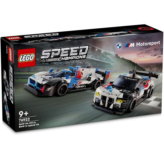 Конструктор LEGO Speed Champions 76922 BMW M4 Gt3 и BMW M Hybrid V8