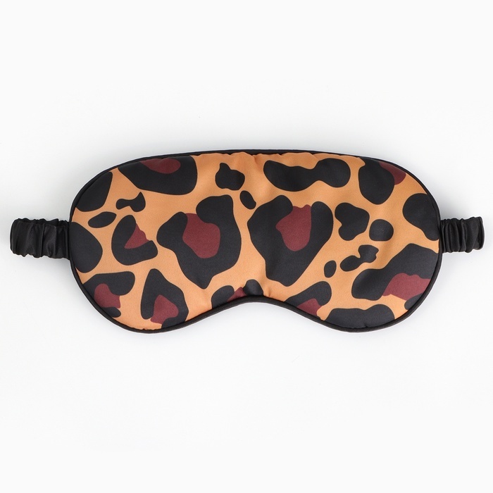 Маска для сна «Лео», 20 х 9 см, коричневая 10322025
