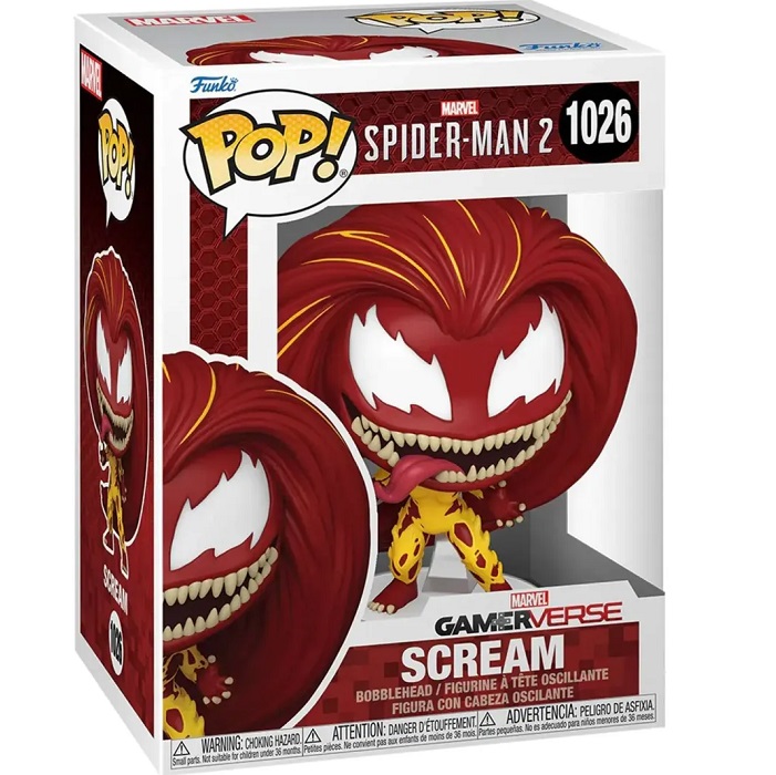 Фигурка Funko POP! Bobble Marvel Games Spider-Man 2 Scream (1026) 80329