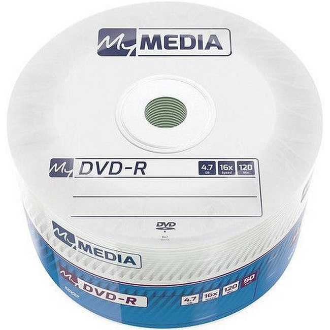 Диск DVD-R MyMedia 4.7Gb 16x Pack wrap (50шт) (69200)