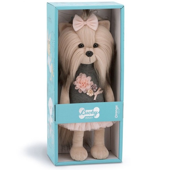 Мягкая игрушка Lucky Yoyo: Чайная роза с каркасом 37 см