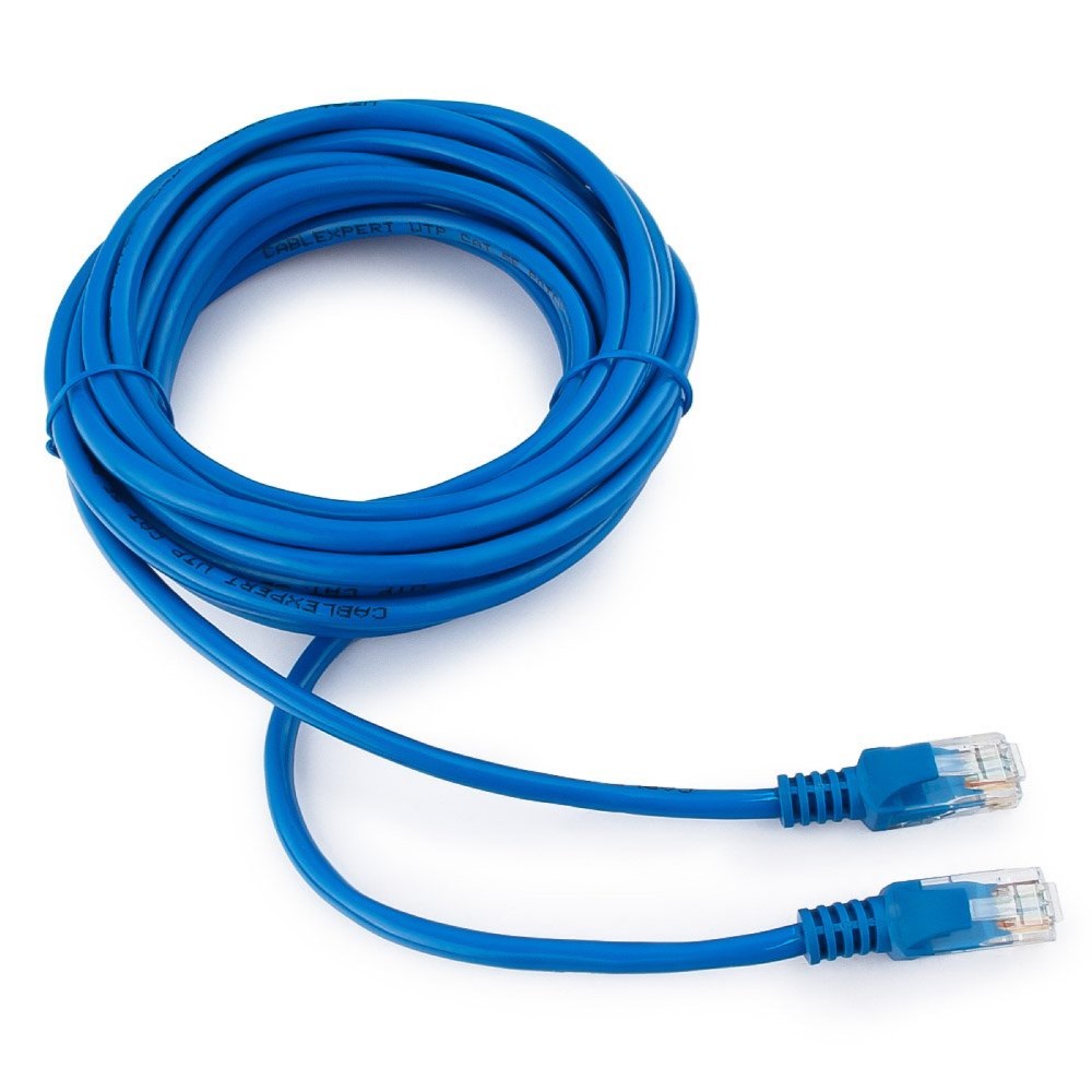 Патч-корд  5.0м GEMBIRD PP12-5M/B категория 5e (синий)