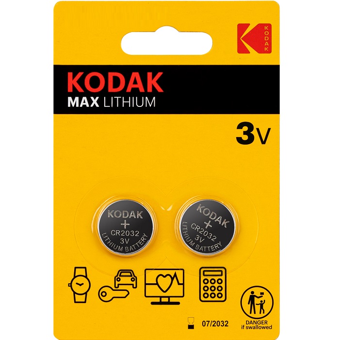 Элемент питания KODAK CR2032 MAX BL-2