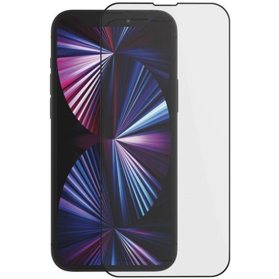 Противоударное стекло 2.5D ISA для iPhone 13 mini черное