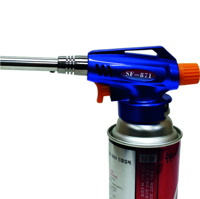 Горелка с регулировкой и пьезой ДЛИННОЕ сопло 871