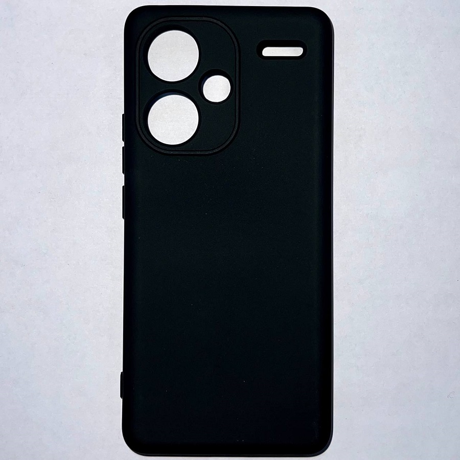 Силиконовый чехол NANO для Xiaomi Redmi NOTE 13 PRO Plus (4G) чёрный