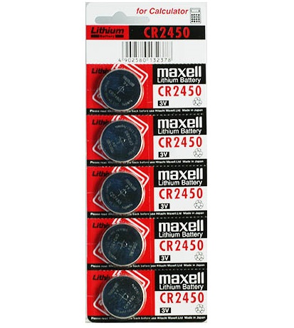 Элемент питания MAXELL CR2450 BL-5