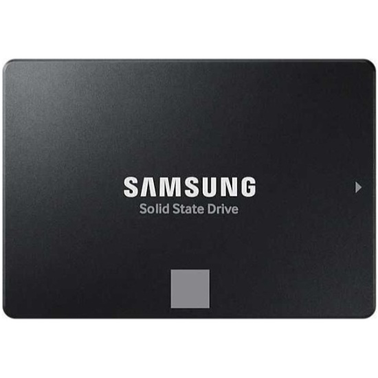 Накопитель SSD 2.5" 1Tb Samsung 870 EVO Series <MZ-77E1T0BW> (SATA3, up to 560/530MBs, 98000 IOPs, 3D TLC, MKX, DDR4 1Gb, 7mm)
