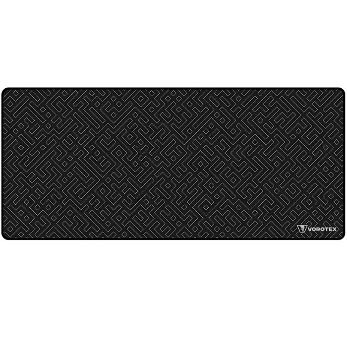 Коврик VOROTEX XXL, Maze on black (Лабиринт на черном) (900*400*4мм)