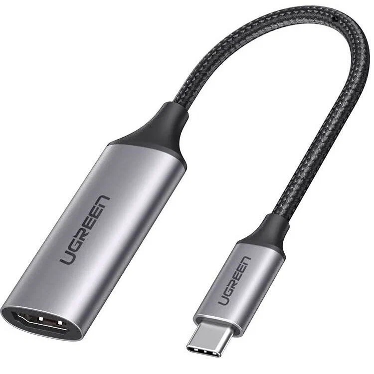 Переходник HDMI >--> Type-C UGREEN CM297 (70444) серый космос