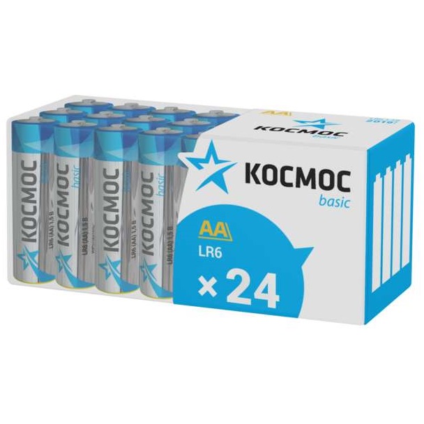 Элемент питания КОСМОС LR06 BOX-24