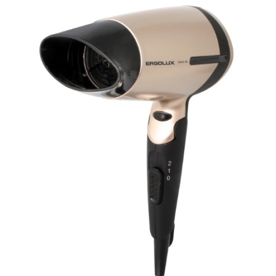Фен ERGOLUX ELX-HD02-C64 черный/золото