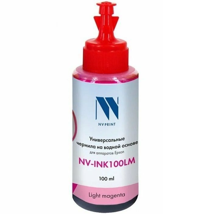 Чернила NVPrint NV-INK100U для Сanon/Epson/НР/Lexmark Light Magenta 100мл
