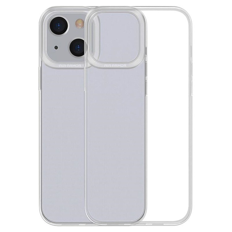 Силиконовый чехол BASEUS для iPhone 14 прозрачный (Simple Case)
